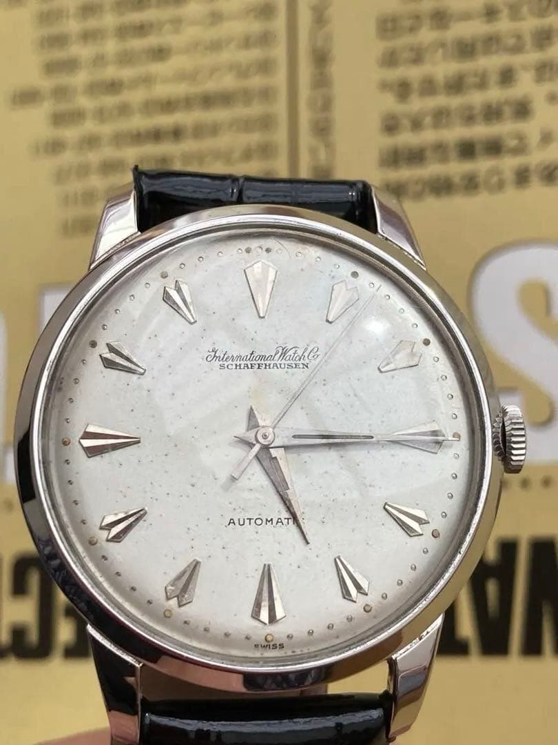 ⭕️週末セール　極希少　レア　IWC 自動巻　メンズ　アンティーク　稼働
