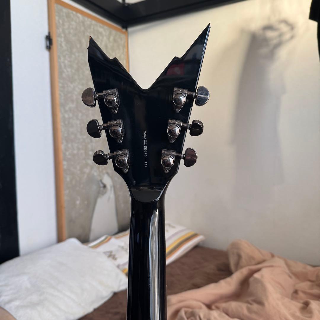 DEAN RAZORBACK 黒/黄色 ハードケース付き