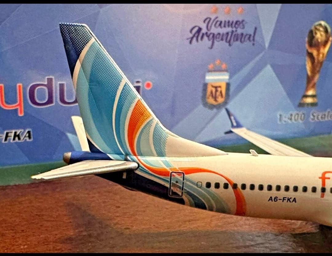 航空機・ヘリコプター flydubai Boeing 737max8 1/400 phoenix