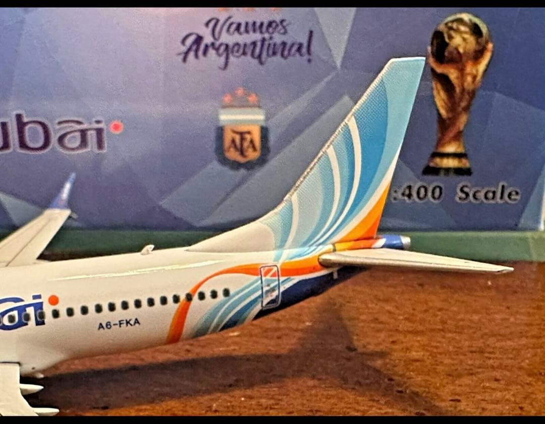 航空機・ヘリコプター flydubai Boeing 737max8 1/400 phoenix