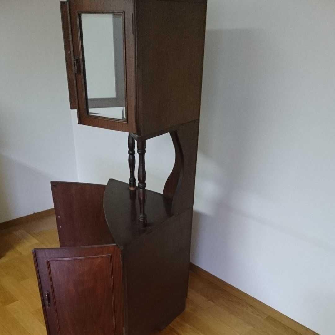 古家具　飾り棚　リビング棚　唐木　紫檀