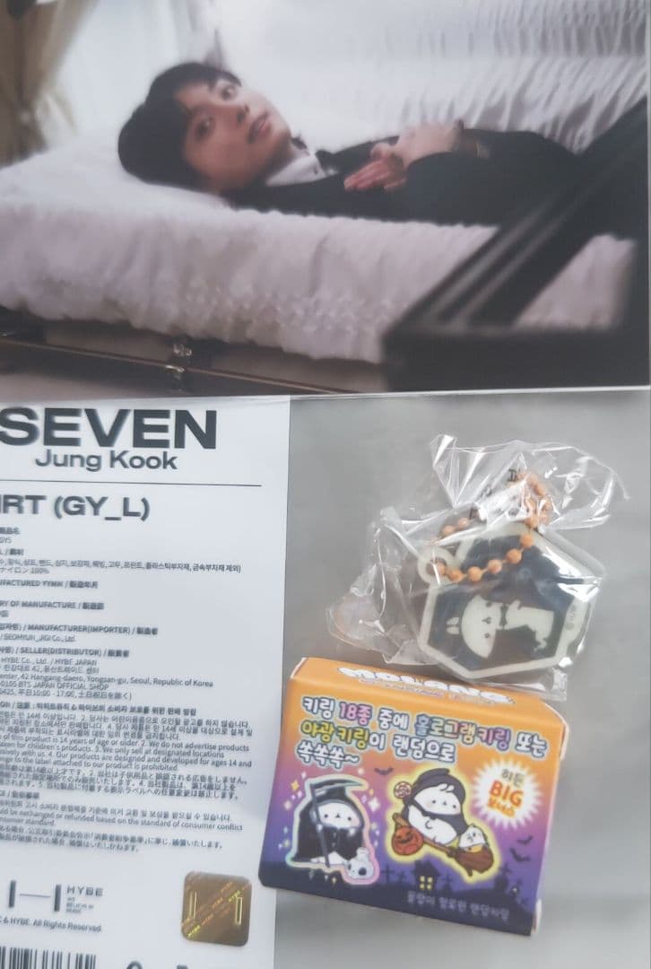 JUNGKOOK【SEVEN】SHIRT/DESK CALENDAR/キーリング