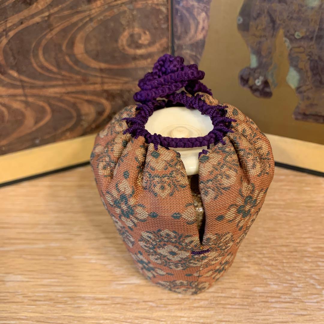 アンティーク　上田直方　信楽茶入　1客