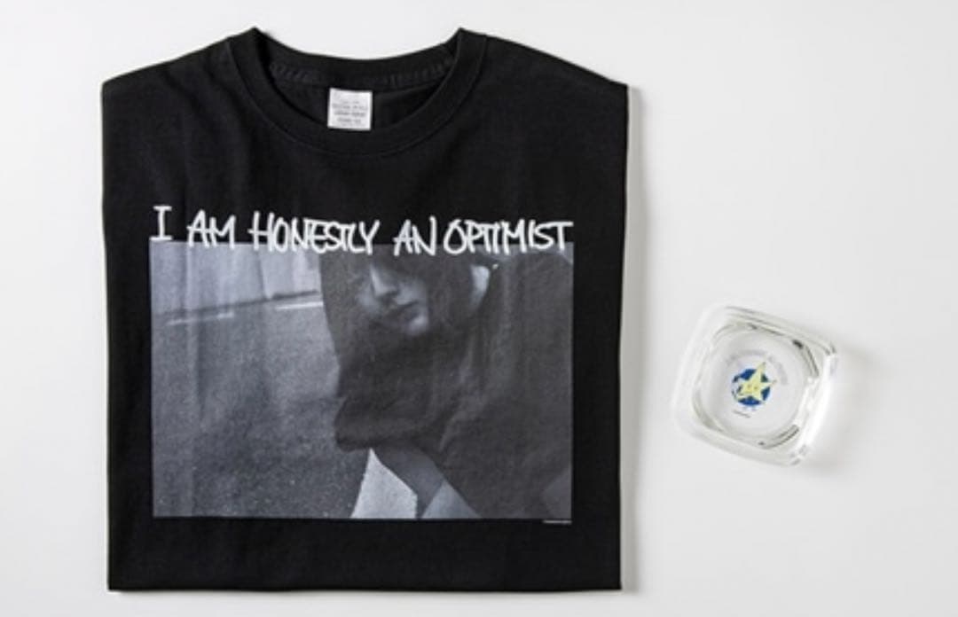 終わったおのでら　オリジナル灰皿＆ビッグシルエットTシャツセット　ブラック　M