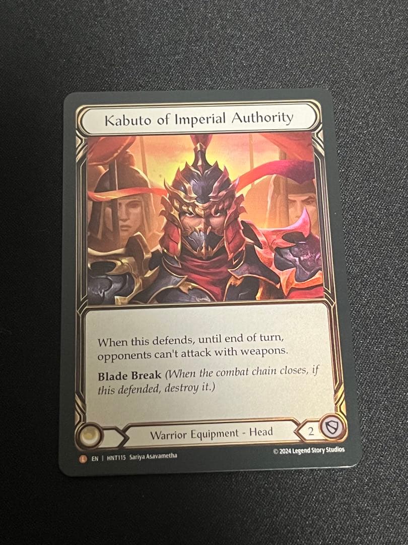 fab flesh and blood fang ファング 装備品 5枚セット