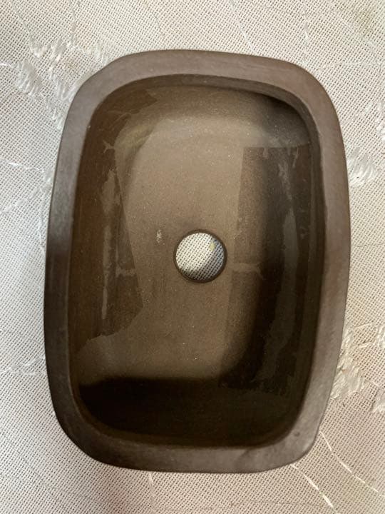 松栄喜美子　盆栽鉢　長方