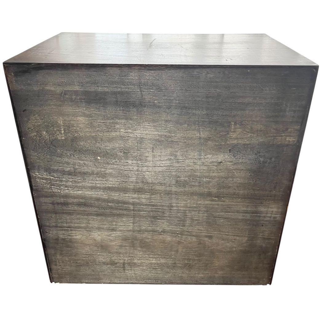 李朝家具 和家具 李朝けやき作り 薬箪笥 くすり箪笥 魚の鍵付き