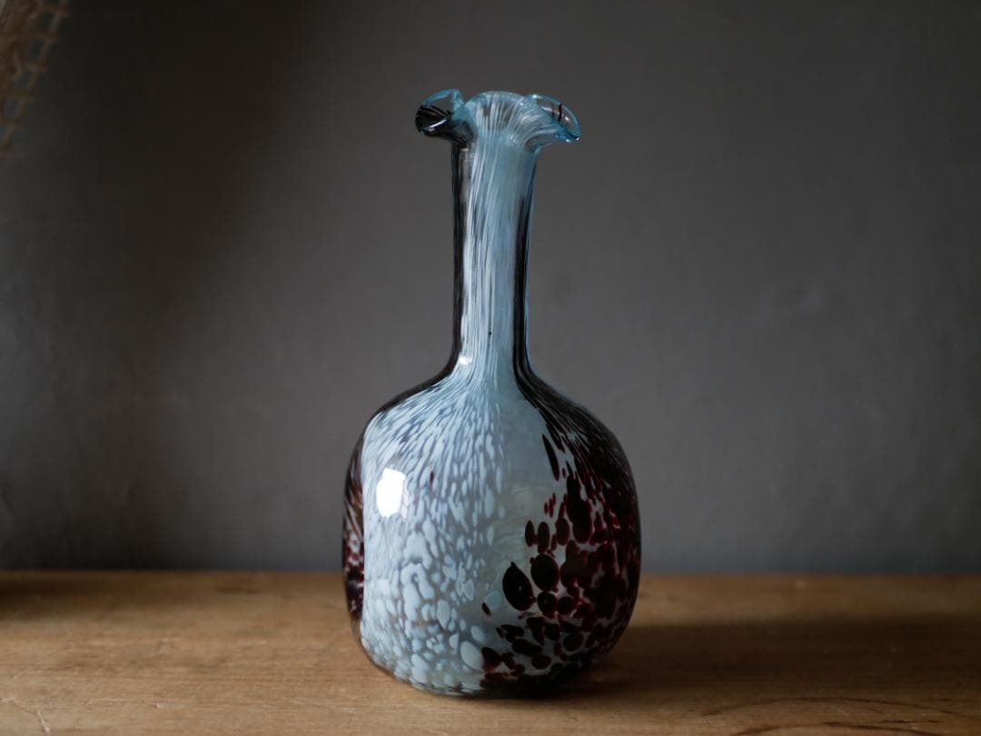 クリシー　フラワーベース　花器　フランスヴィンテージ　ブロカントのある暮らし