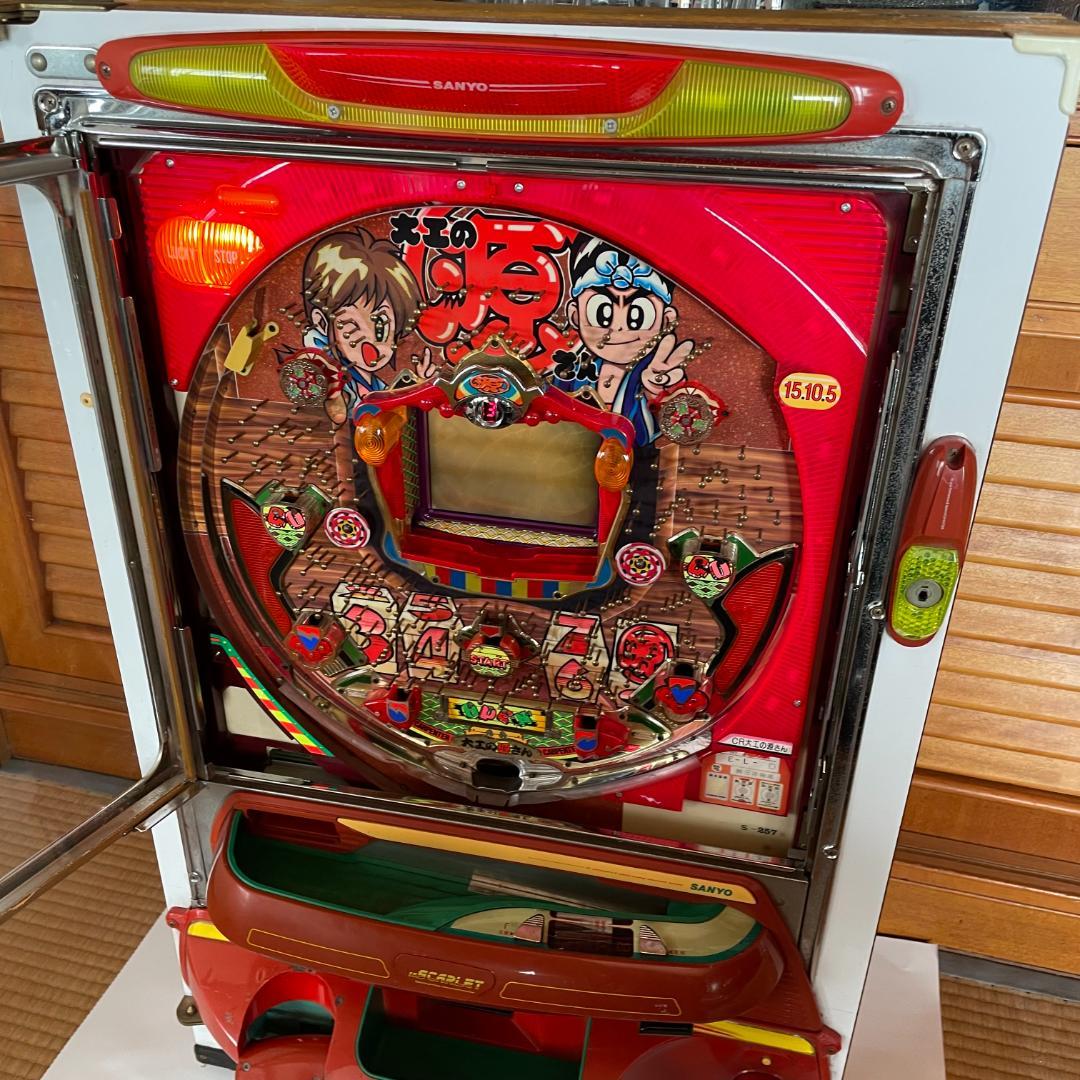 【CR大工の源さん】パチンコ実機 ガラス面あり 動作未確認　たのメル便発送