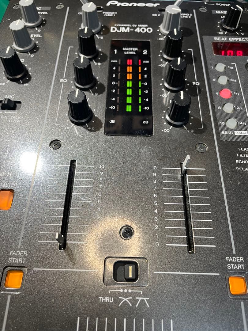 pioneer dj パイオニア　DJM-400 フェーダー内部メンテナンス