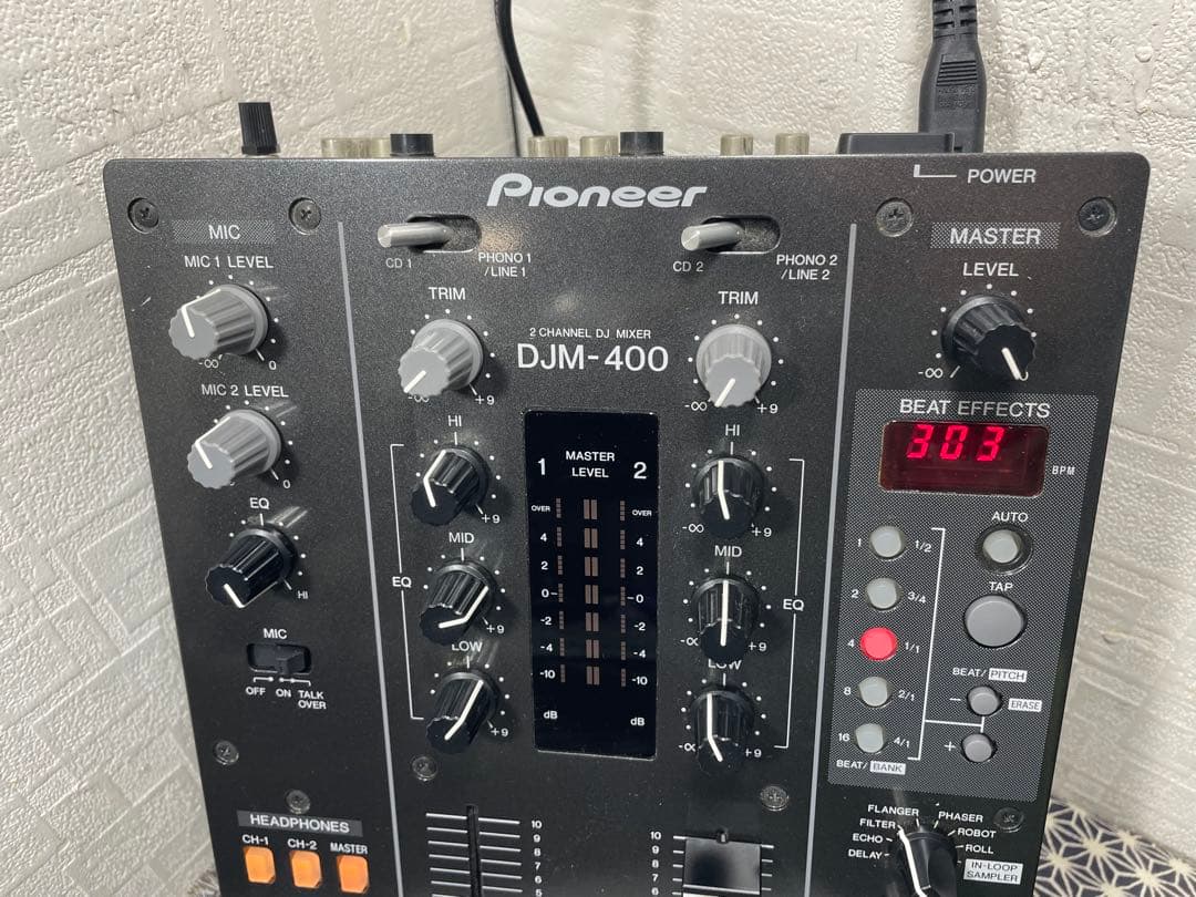 pioneer dj パイオニア　DJM-400 フェーダー内部メンテナンス