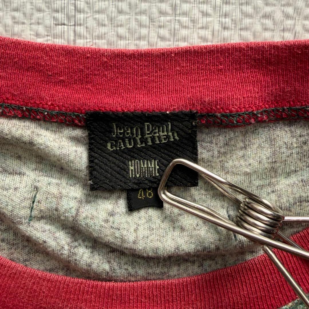 Jean Paul GAULTIER 総柄Tシャツ 48 日本製 アーカイブ