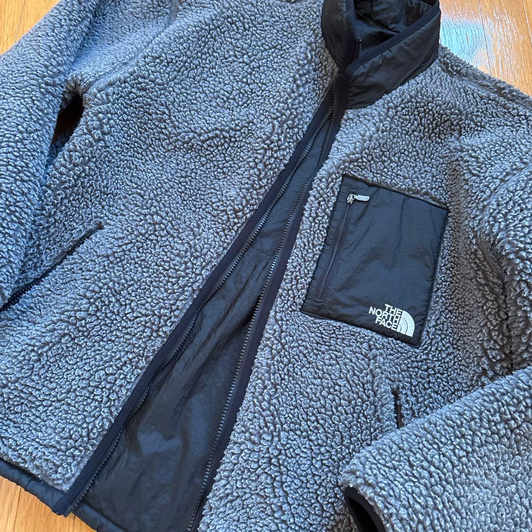 ⭐️ THE NORTH FACE フリースジャケット グレー、2ウェイ