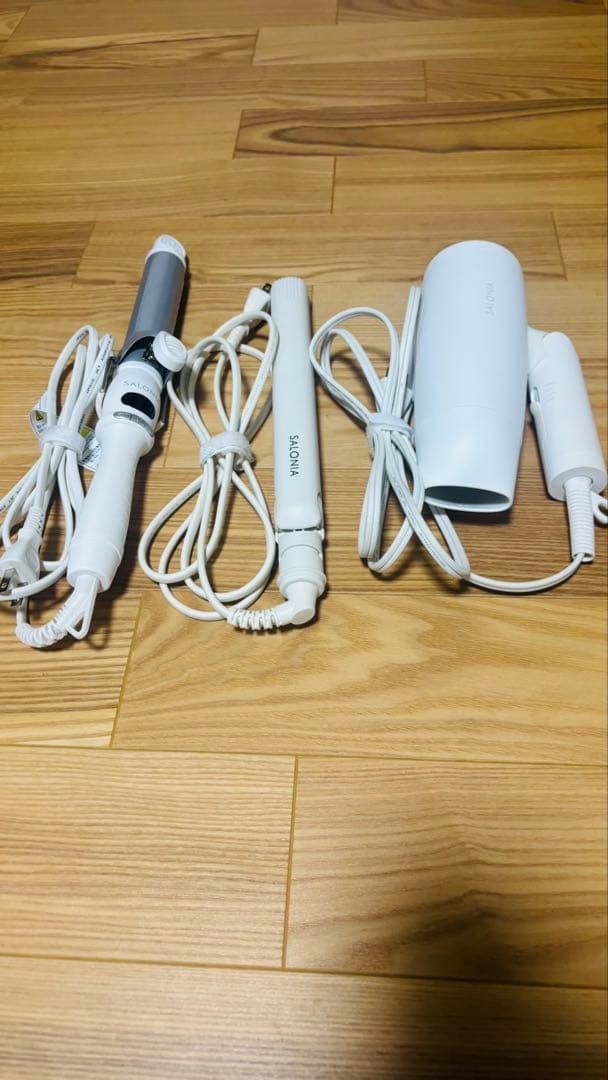 LUNA ストレートヘアアイロン ホワイト