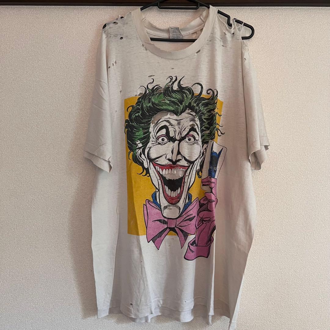 ボロ　joker DC バットマン　ジョーカー　Tシャツ　80s