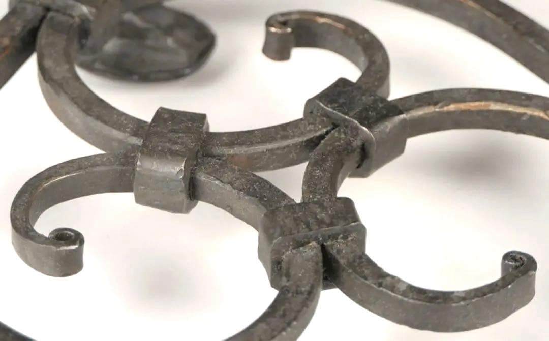 【犬釘のトリベット 】鍋敷 犬釘の鍋敷き 鉄道ファン 鉄道グッズ アイアンワーク