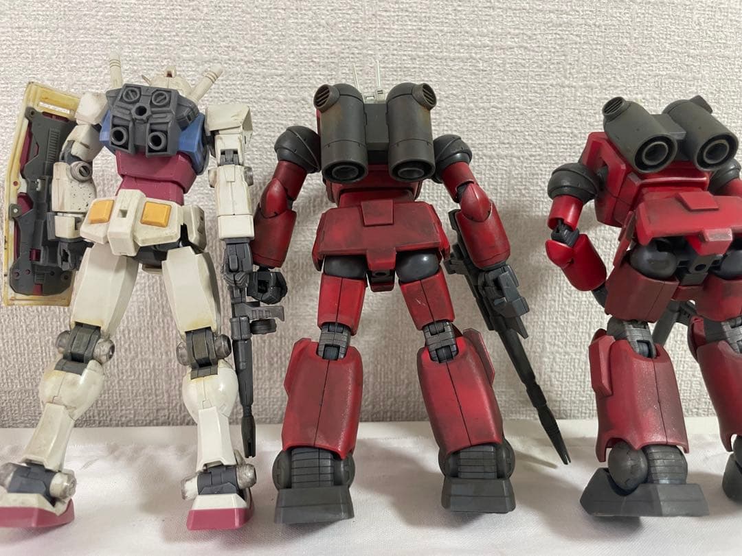 HG ガンダム、ガンキャノン2体➕HGνガンダム