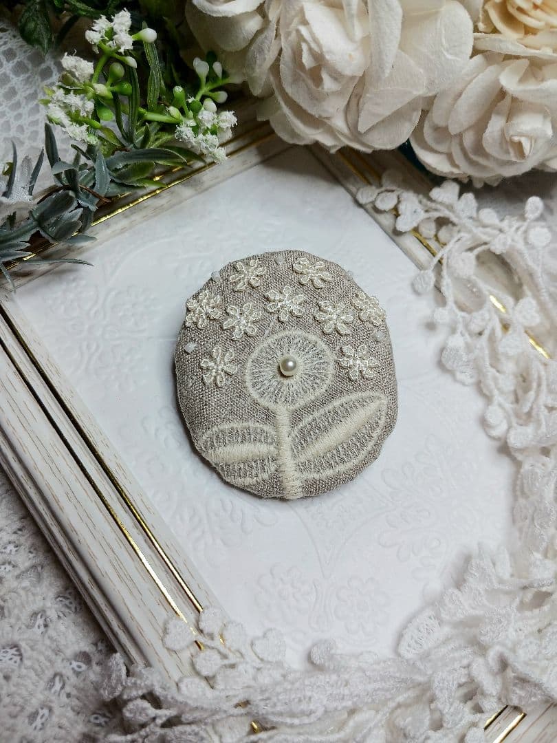 ♡mamerin ♪様限定☆ハンドメイド☆ミナペルホネンバッグチャーム&ブローチ