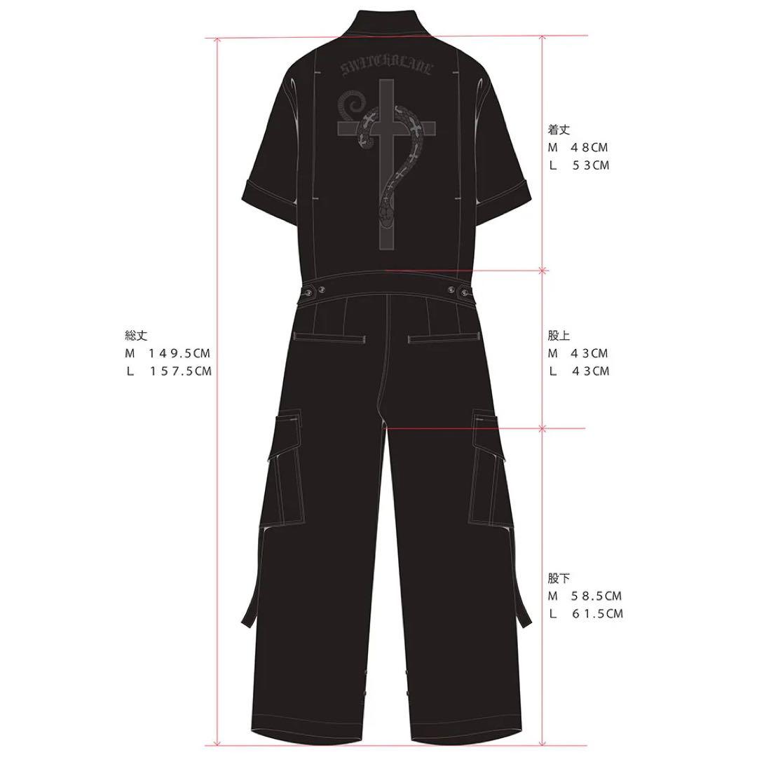 HYDE×SWITCHBLADE BUCKLE JUMPSUIT M グッズ