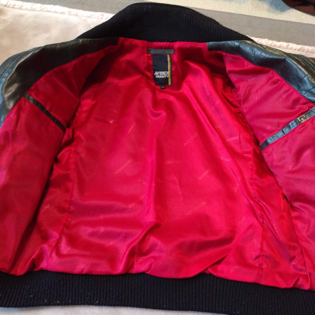 AVIREX牛革ジャン