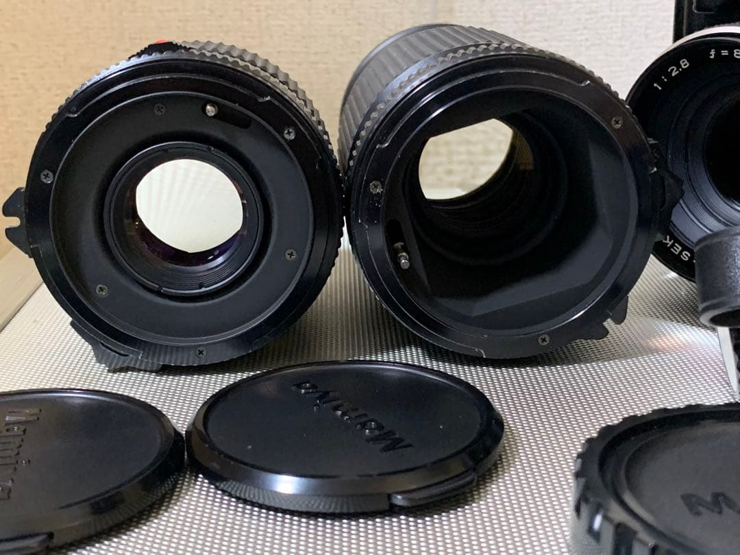 フィルムカメラ Mamiya M645 SEKOR C 1:2.8 80mm 55mm 210