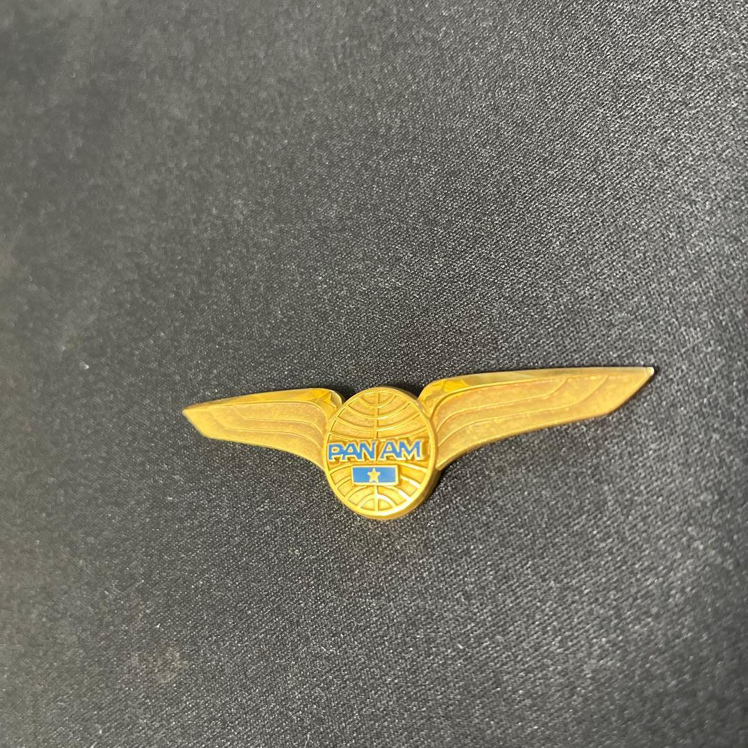 PAN AM ウイング型バッジ 当時レア 貴重
