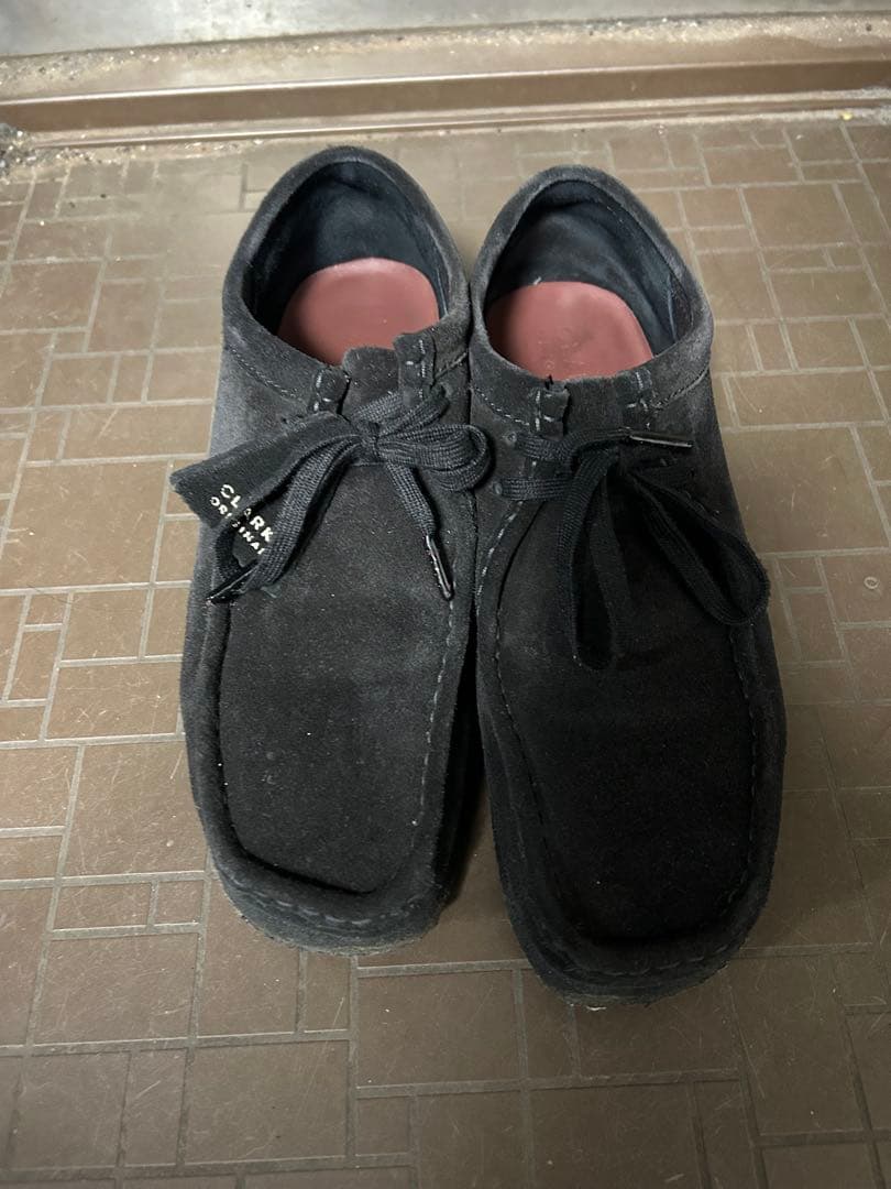 CLARKS ORIGINALS ブラック モカシン　ワラビー