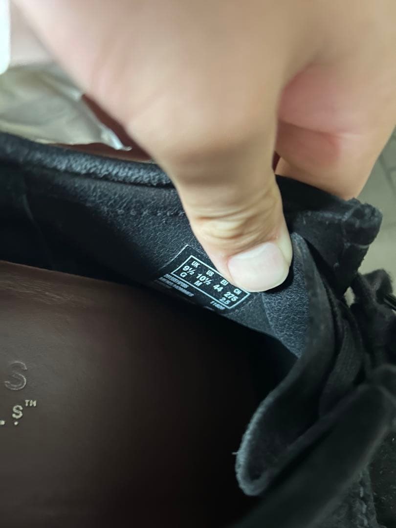 CLARKS ORIGINALS ブラック モカシン　ワラビー