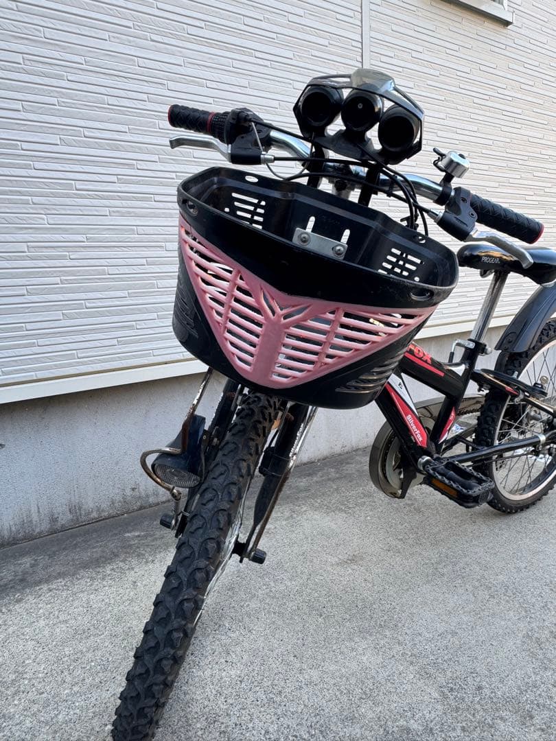 キッズサイクル 20インチ　前面バスケット付き
