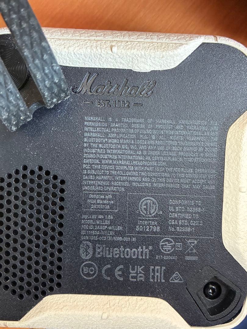 Marshall ポータブルスピーカー