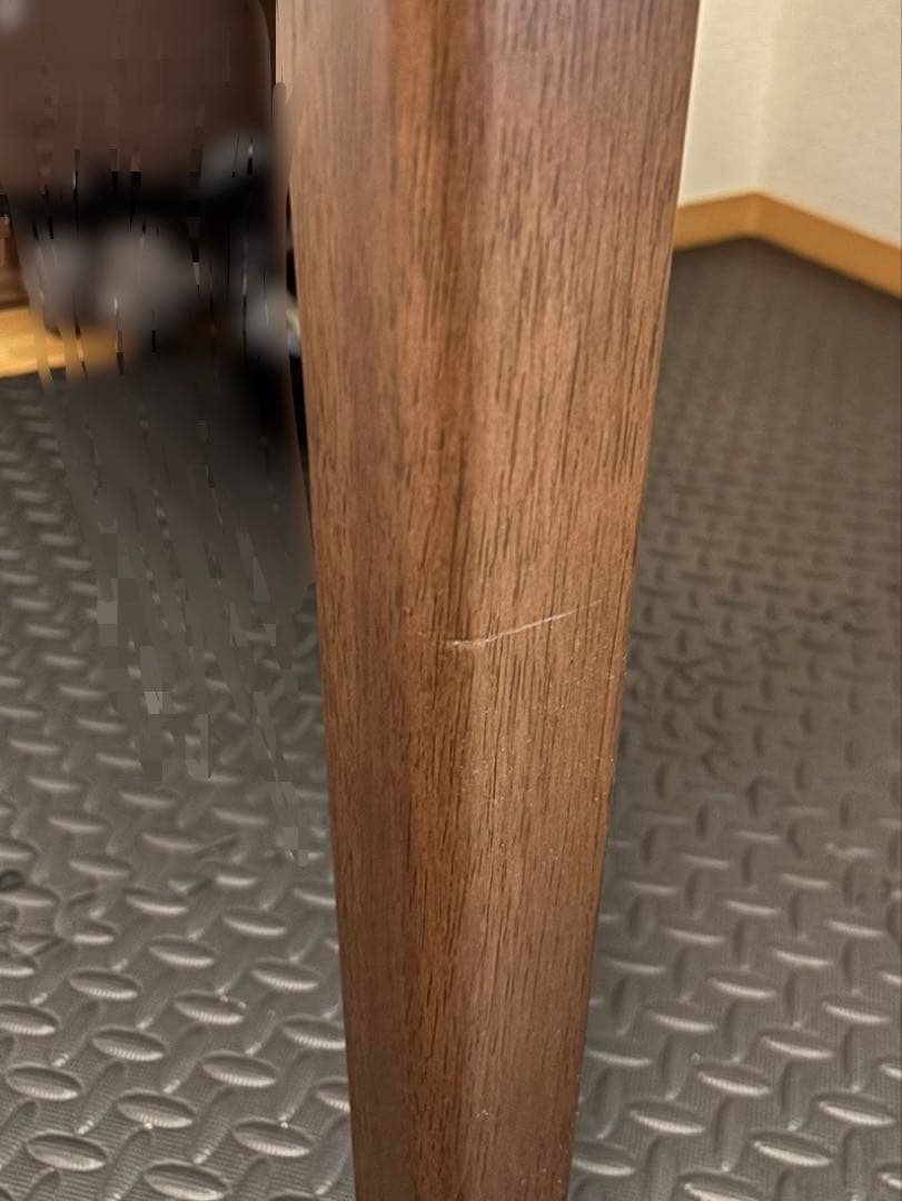 【4月末まで】奥行が選べるパソコンデスク　ダークブラウン　奥行き50 幅100