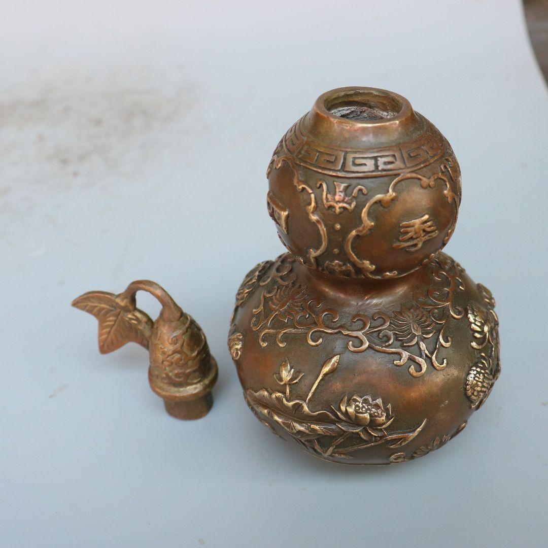 四季が平安瓢箪 装飾品 工芸品 美術品 置物