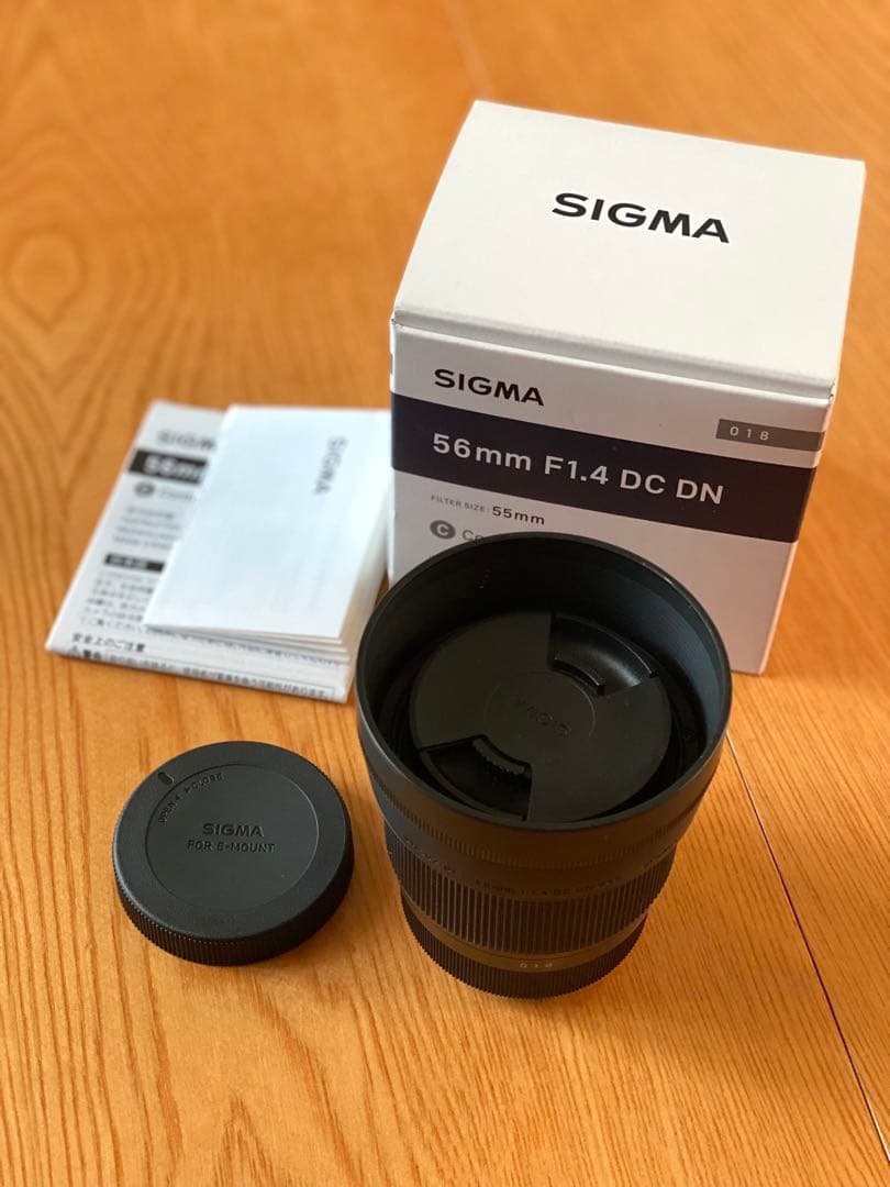 美品｜シグマ 単焦点レンズ 56mm F1.4 DC DN ソニー Eマウント