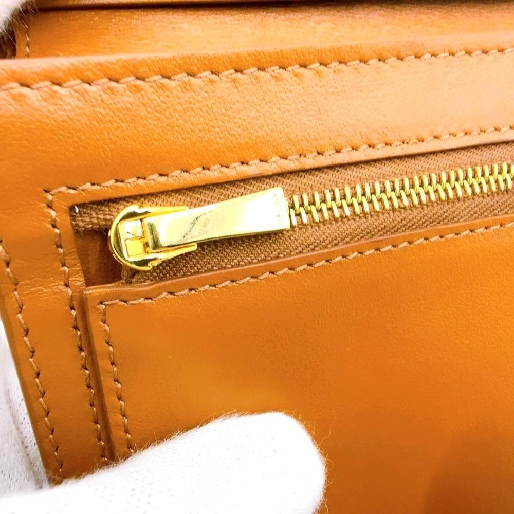 ◇セリーヌ◇トリオンフ/ミディアムストラップ/コンパクトウォレット/二つ折り財布