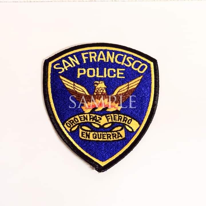サンフランシスコ警察 ショルダー刺繍パッチセット（純正正規品）
