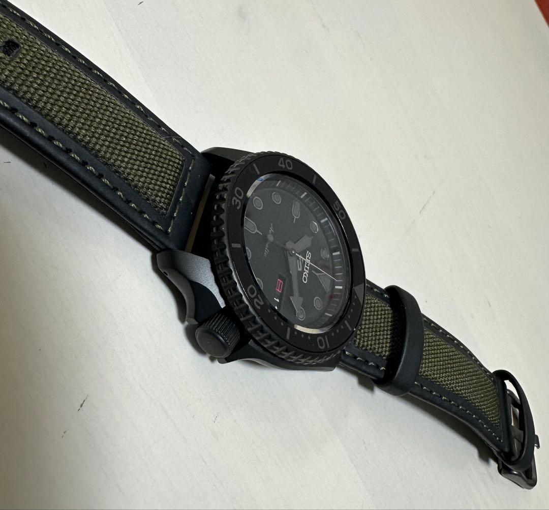 SEIKO SBSA025 自動巻き　腕時計 セイコー5 限定ベルト　ストリート
