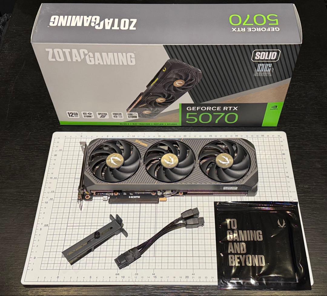 ZOTAC GeForceRTX5070 SOLID OC 12GB【中古】