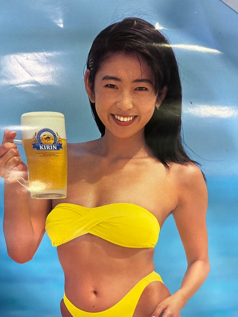 【中島史恵】　キリンビール　水着　ポスター