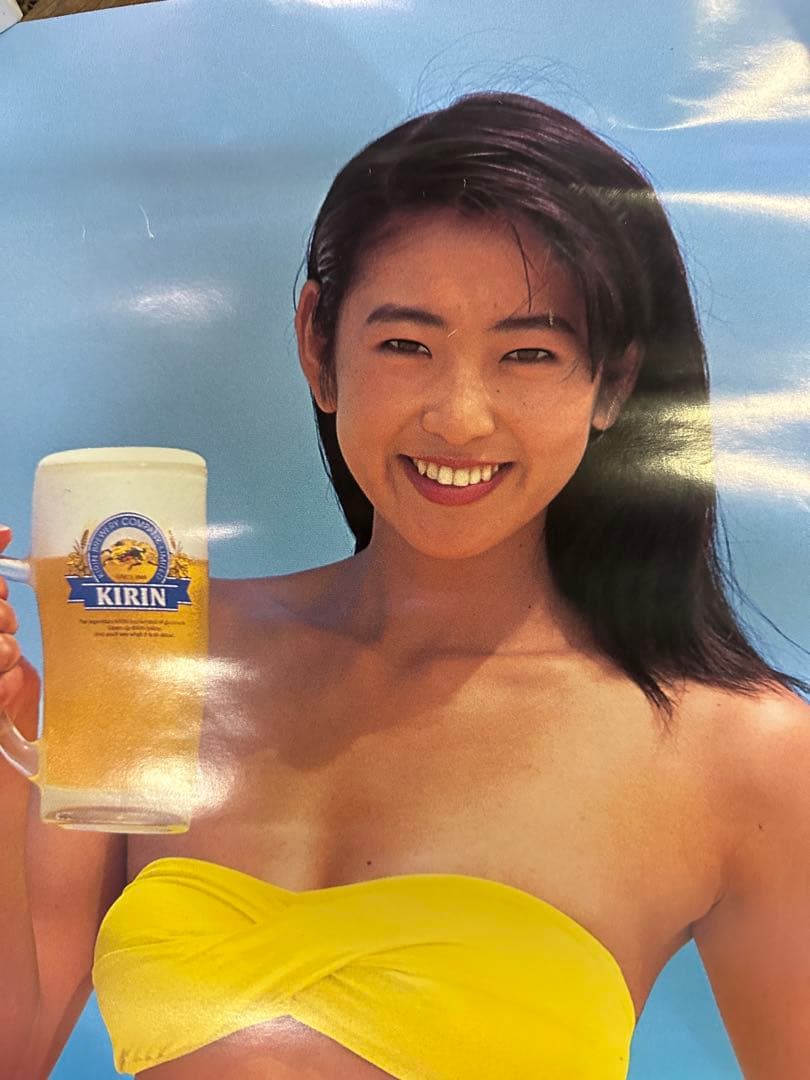 【中島史恵】　キリンビール　水着　ポスター