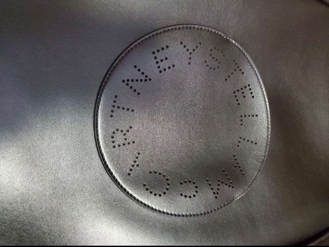 Stella McCartney スクエア ロゴトートバッグ ポーチ付 肩掛け