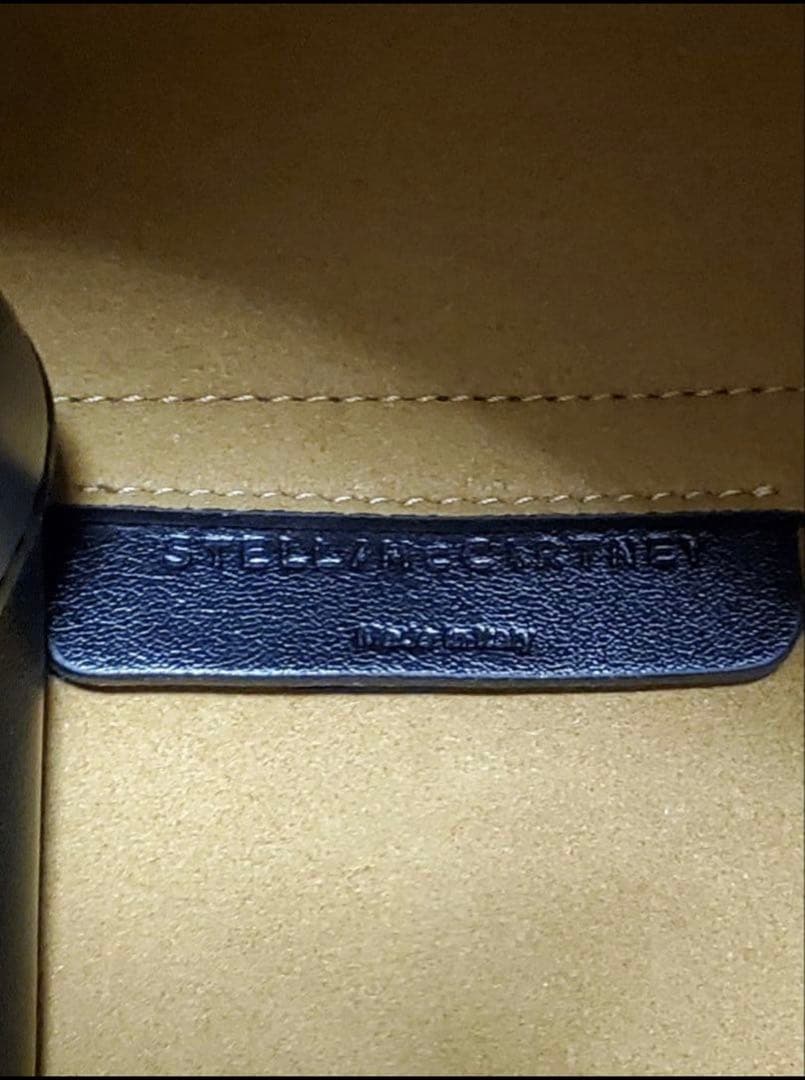 Stella McCartney スクエア ロゴトートバッグ ポーチ付 肩掛け