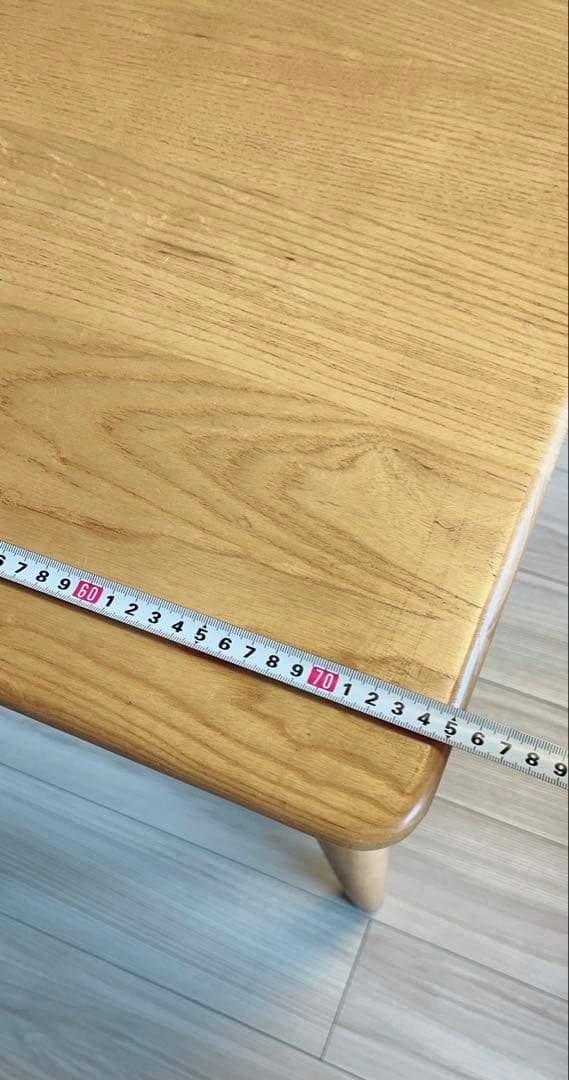 B-company 引き出し付き　ダイニングテーブル 75×70cm