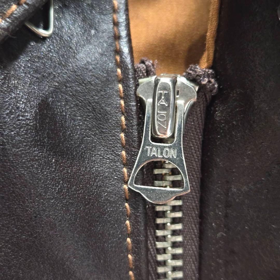 希少　本革　モーガン　メンフェスベル　A-2 フライトジャケット 40