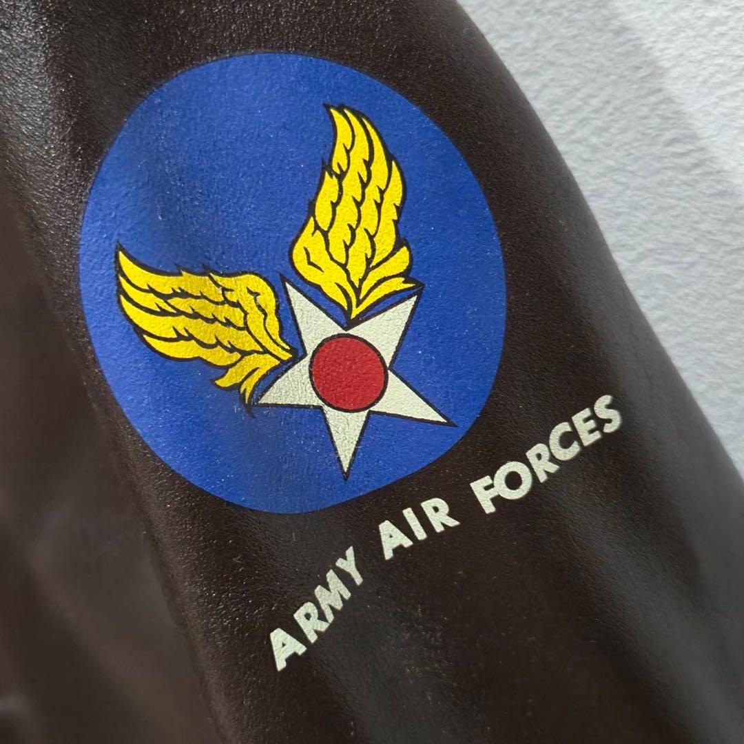 希少　本革　モーガン　メンフェスベル　A-2 フライトジャケット 40