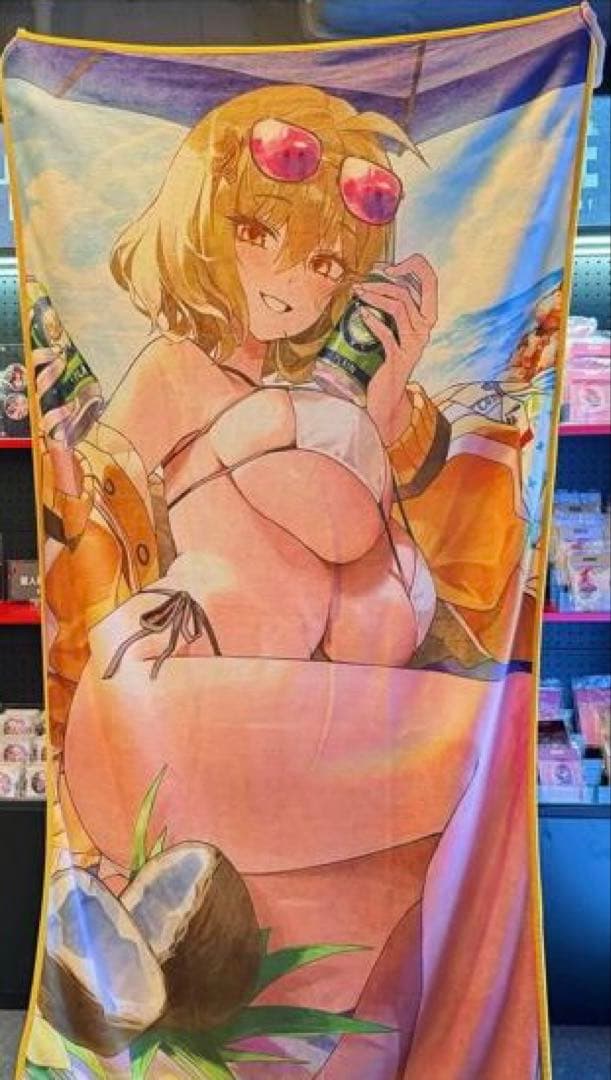 勝利の女神　海外限定　特大タオル　アニス&メアリー