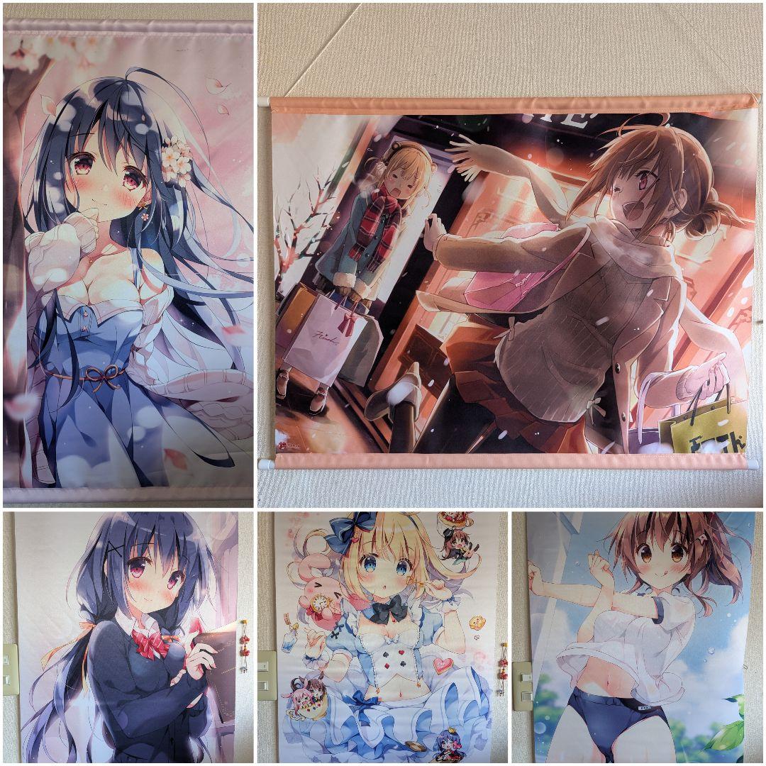 絵師 直筆サイン入り画集クリアファイル 画集 ポストカード タペストリーなど