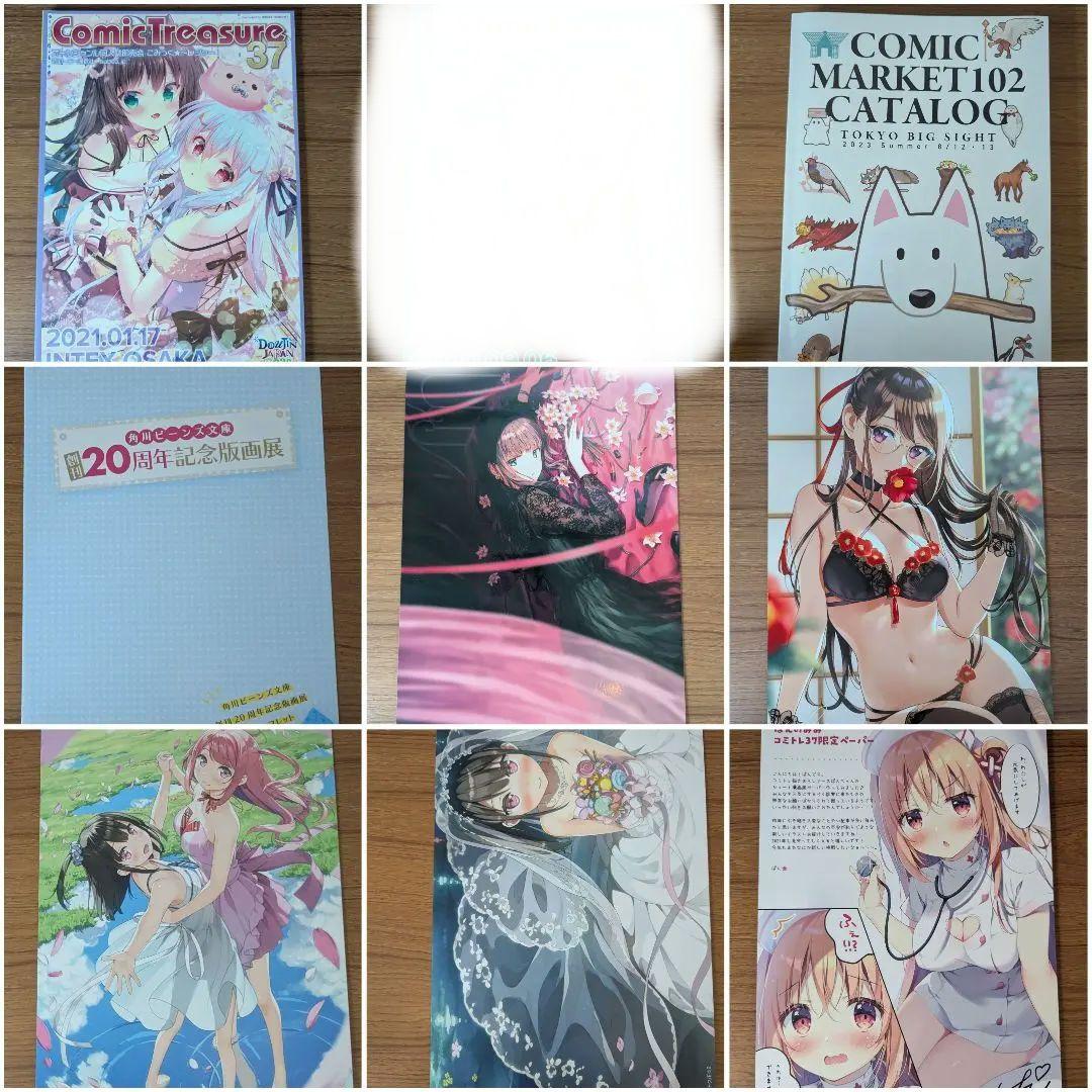 絵師 直筆サイン入り画集クリアファイル 画集 ポストカード タペストリーなど