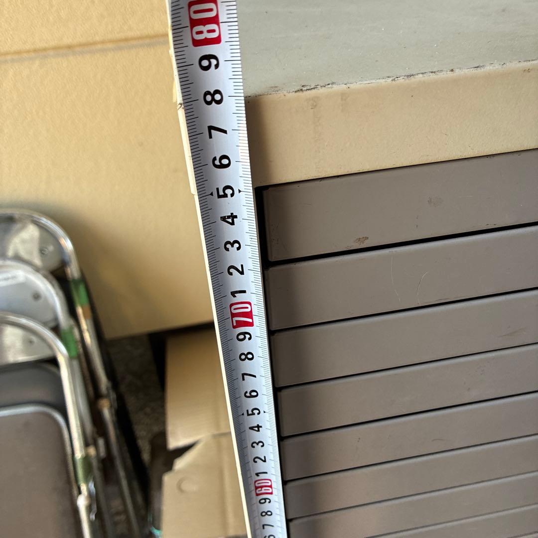 昭和レトロ　スチール製書類整理ケース 20引出