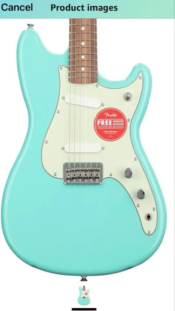 Fender Duo Sonic エレキギター サーフグリーン