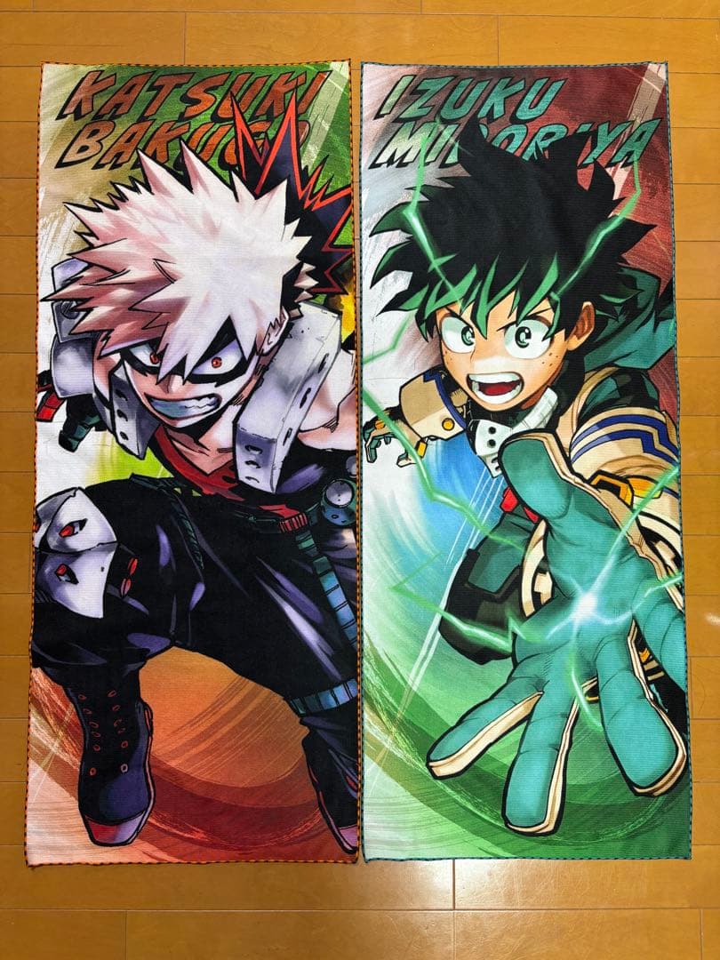 僕のヒーローアカデミア 大判 タオル 緑谷出久 デク 爆豪勝己 かっちゃん